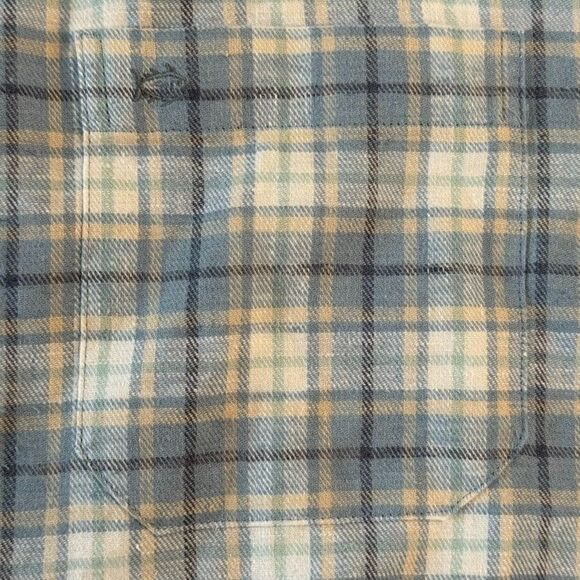 Southern Tide Flannel Mens Large Plaid Long Sleeve Soft Flannel Button-Up Shirt - Picture 4 of 7